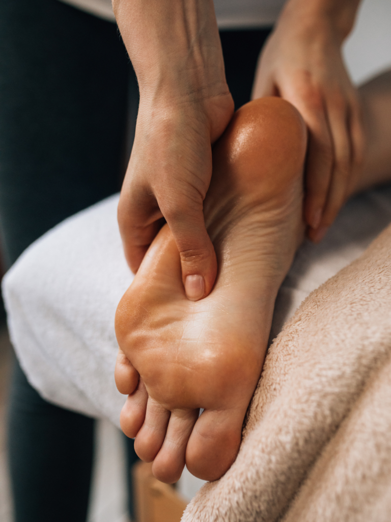 Zabieg refleksologii